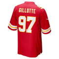 KC.Chiefs #97 Ashton Gillotte Red Team Game Football Jersey MAROU
