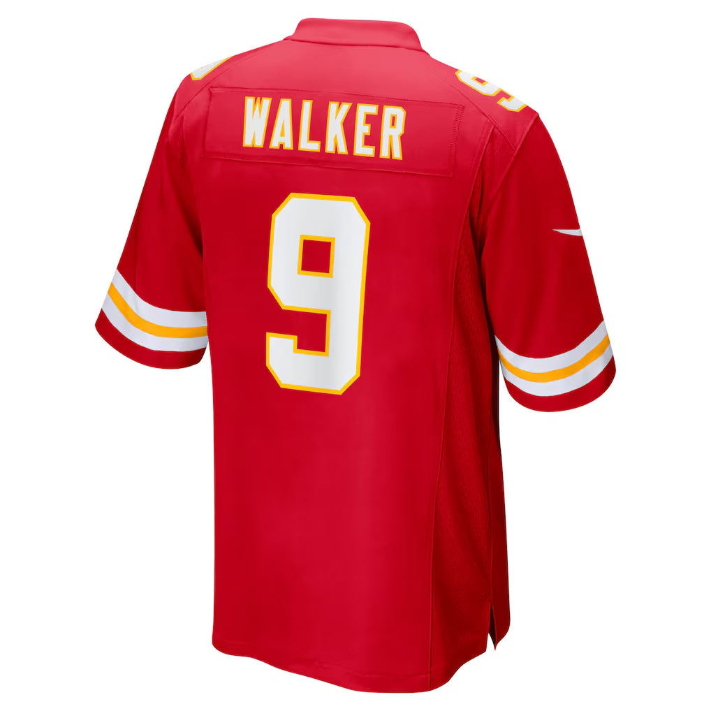 KC.Chiefs #9 Kenneth Walker III Red Game Football Jersey Marou
