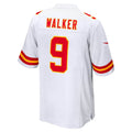 KC.Chiefs #9 Kenneth Walker III White Game Football Jersey Marou