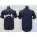 Kansas City Royals Blank Black 'Gothic Crown Edition' Vapor Premier Limited Stitched Baseball Jersey