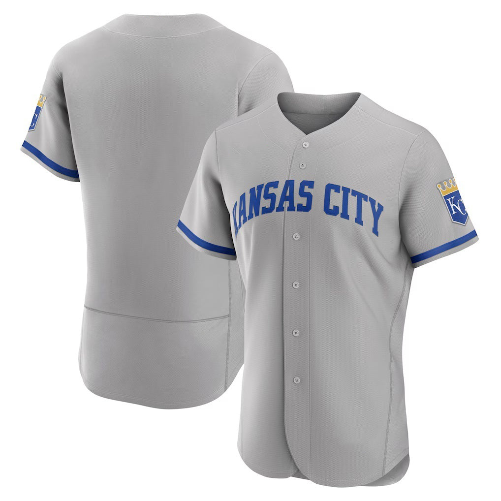 Kansas City Royals Gray 2022 Road Authentic Baseball Jersey