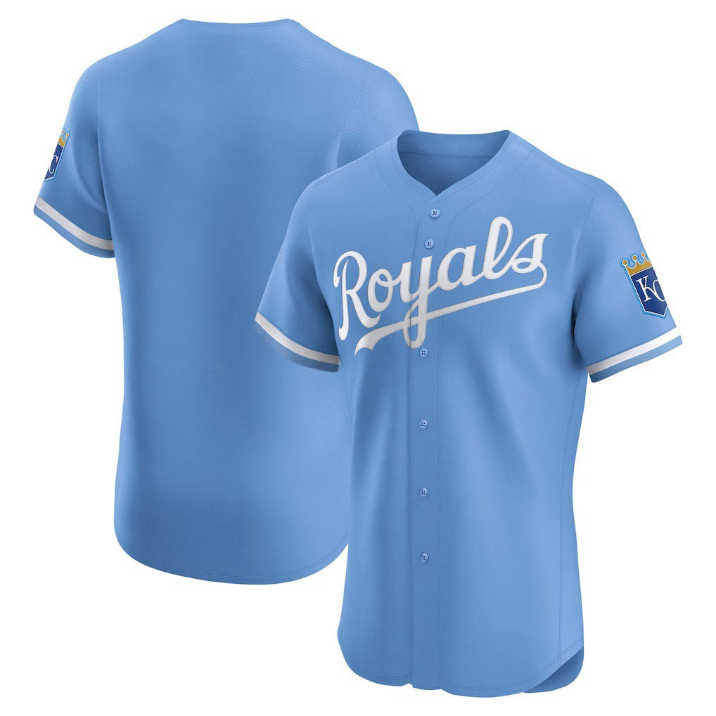 Kansas City Royals Light Blue Alternate Elite Baseball Jersey