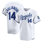 Kansas City Royals #14 Jac Caglianone White Home Limited Player Baseball Jersey