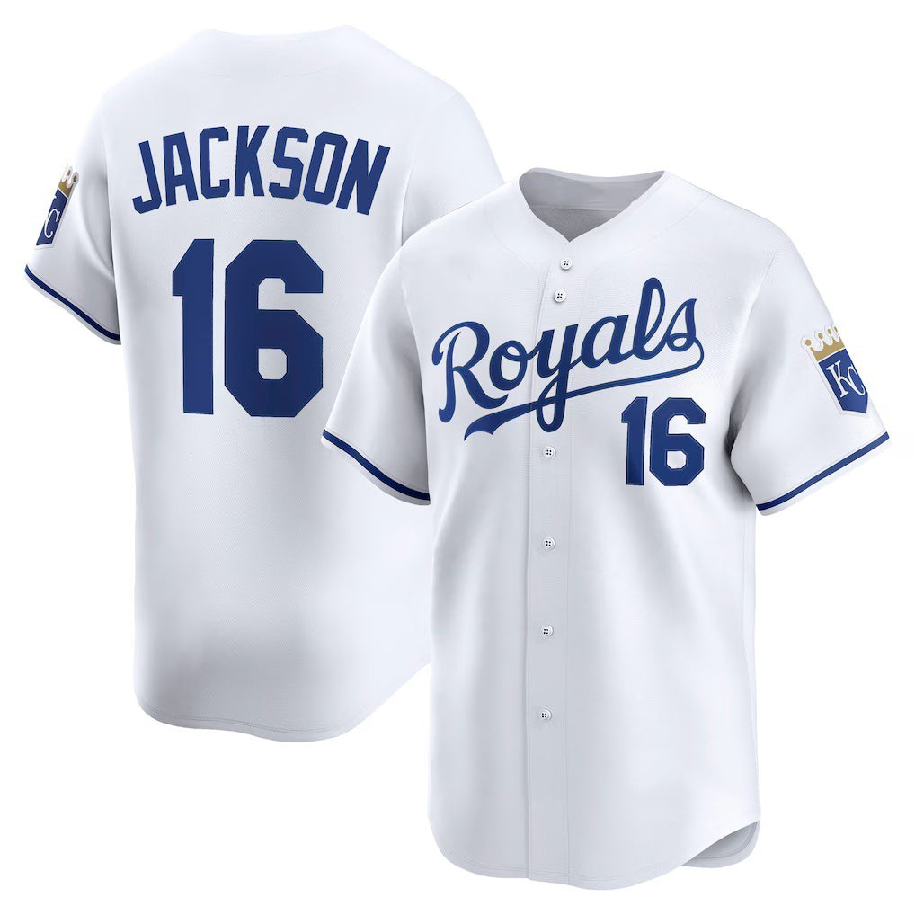 Kansas City Royals #16 Bo Jackson White Home Limited Player Baseball Jersey
