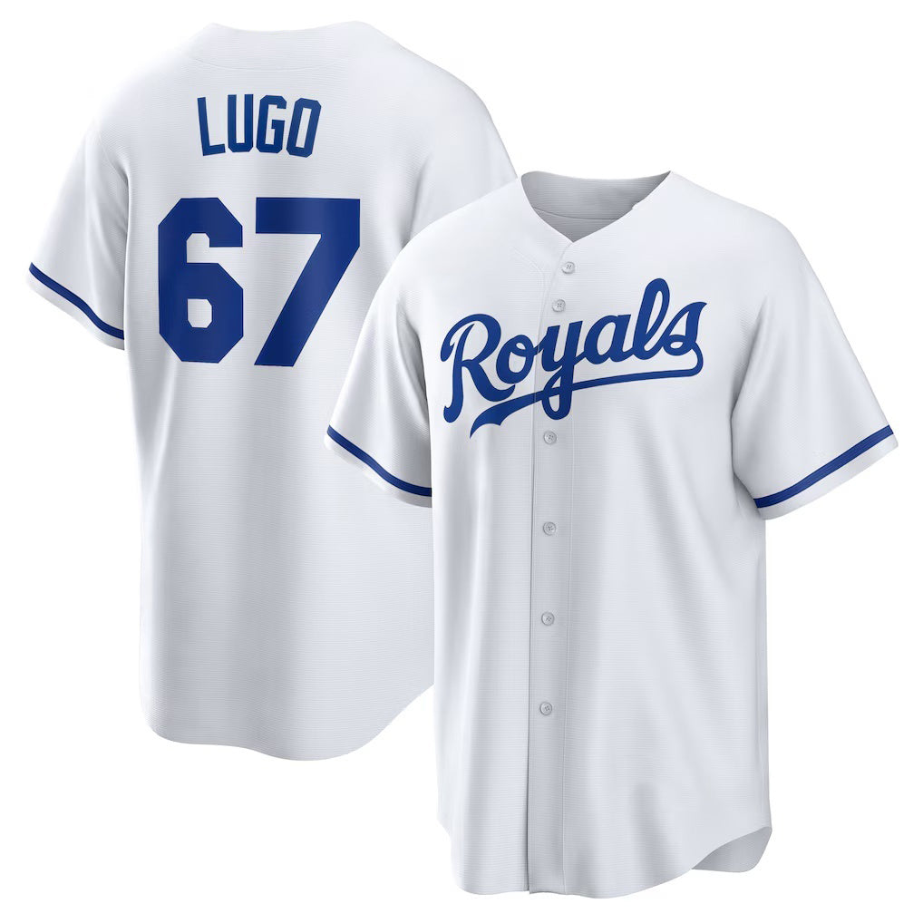 Kansas City Royals #67 Seth Lugo White Home Replica Baseball Jersey
