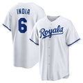 Kansas City Royals #6 Jonathan India White Home Replica Baseball Jersey