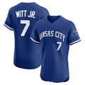 Kansas City Royals #7 Bobby Witt Jr. Royal Alternate 2 Elite Player Baseball Jersey
