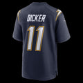 LA.Chargers #11 Cameron Dicker Navy Alternate Game Jersey