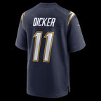 LA.Chargers #11 Cameron Dicker Navy Alternate Game Jersey