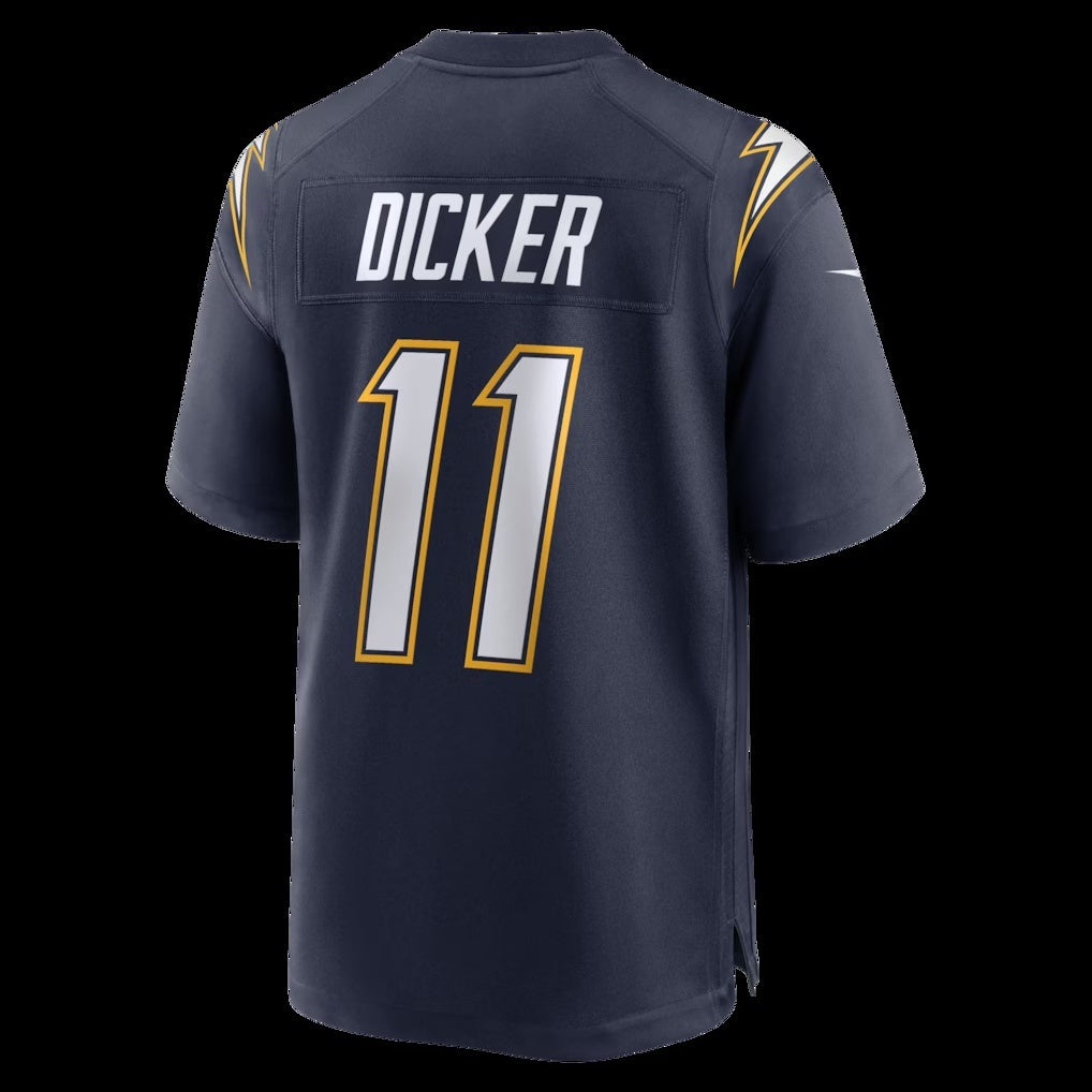 LA.Chargers #11 Cameron Dicker Navy Alternate Game Jersey