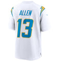 LA.Chargers #13 Keenan Allen Game Football Jersey Marou - White