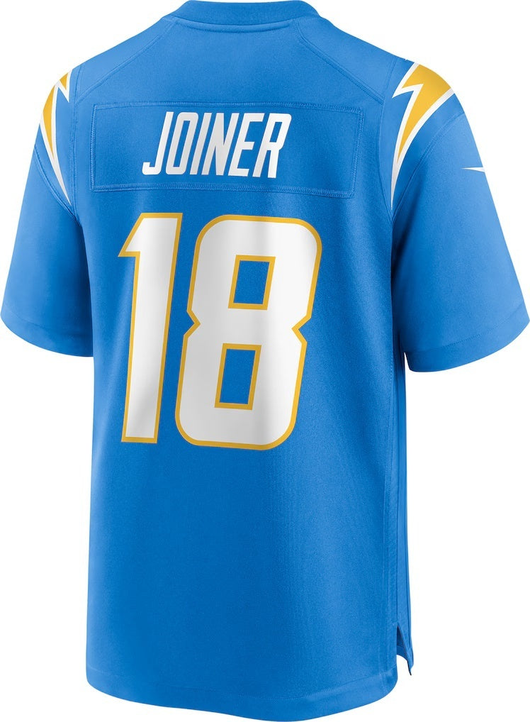 LA.Chargers #18 Charlie Joiner Powder Blue Game Retired Player Football Jersey Marou
