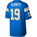 LA.Chargers #19 Lance Alworth Mitchell & Ness Powder Blue Legacy Replica Football Jersey Marou