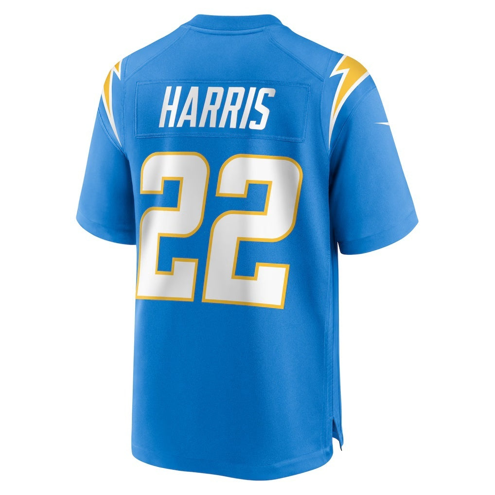 LA.Chargers #22 Najee Harris Powder Blue Game Player Football Jersey Marou