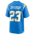 LA.Chargers #23 Tony Jefferson Powder Blue Team Game Football Jersey Marou