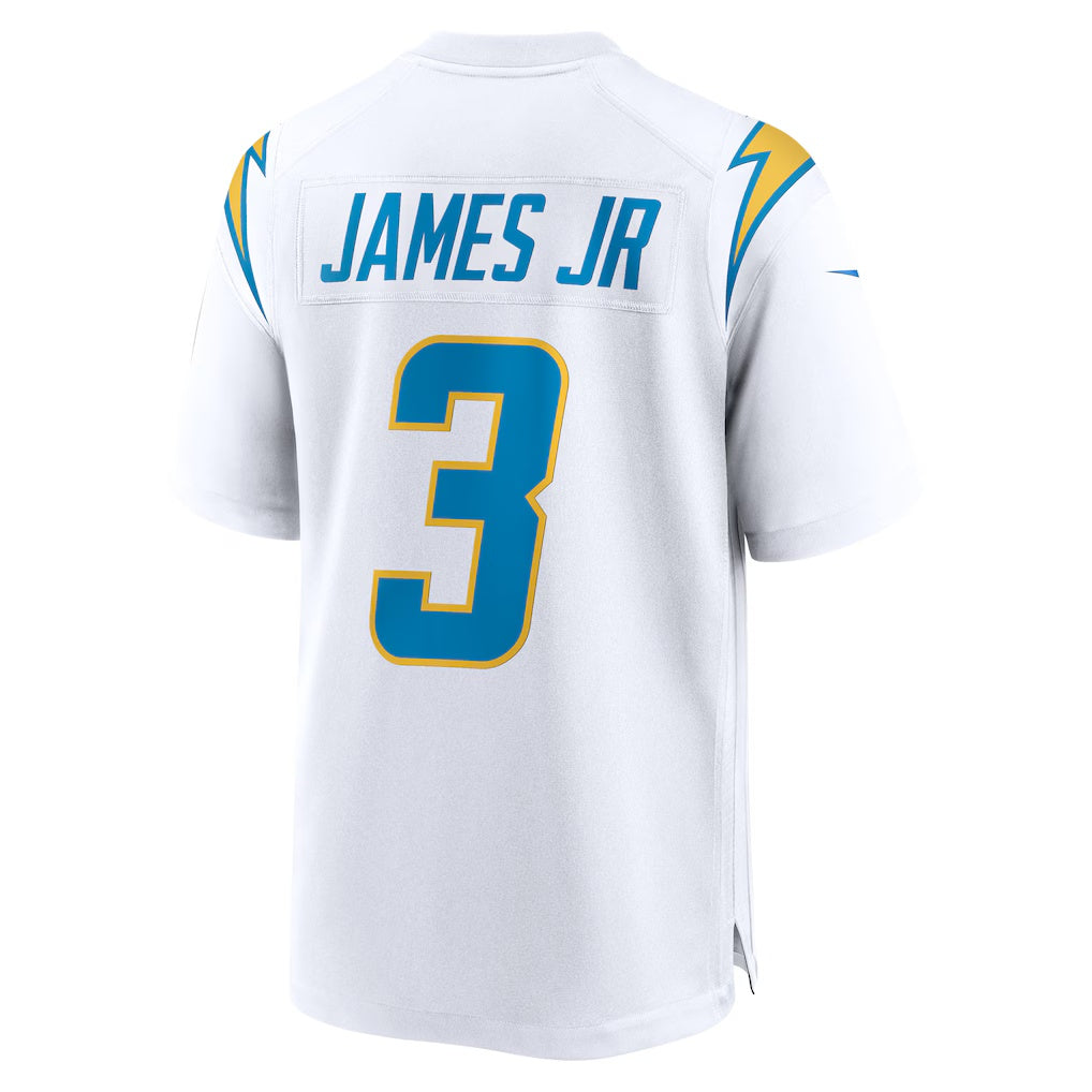 LA.Chargers #3 Derwin James Jr. White Game Jersey