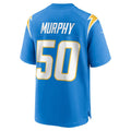 LA.Chargers #50 Caleb Murphy Powder Blue Team Game Football Jersey Marou