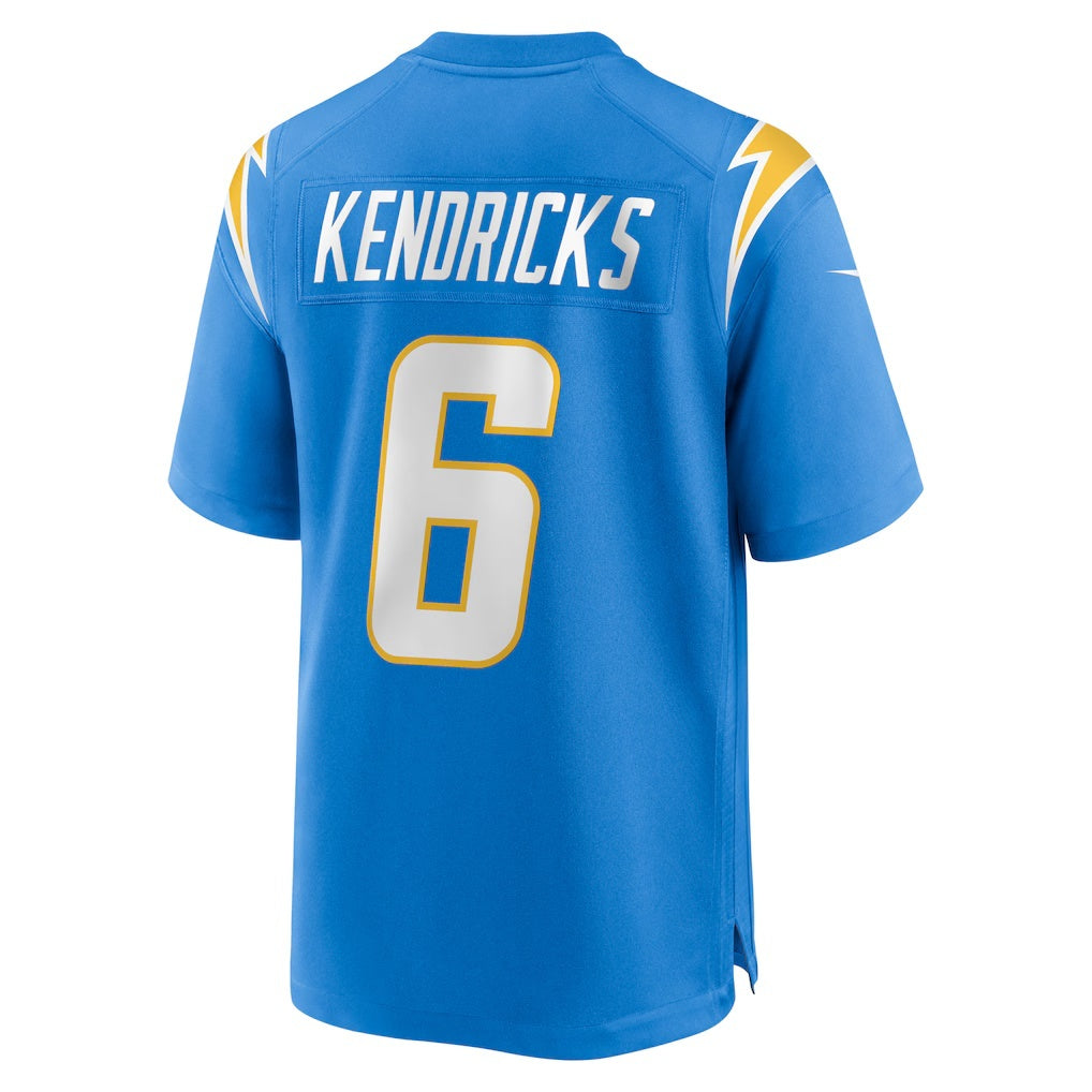 LA.Chargers #6 Eric Kendricks Powder Blue Game Player Football Jersey Marou