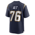 LA.Chargers #76 Joe Alt Navy Alternate Super Chargers Game Player Jersey