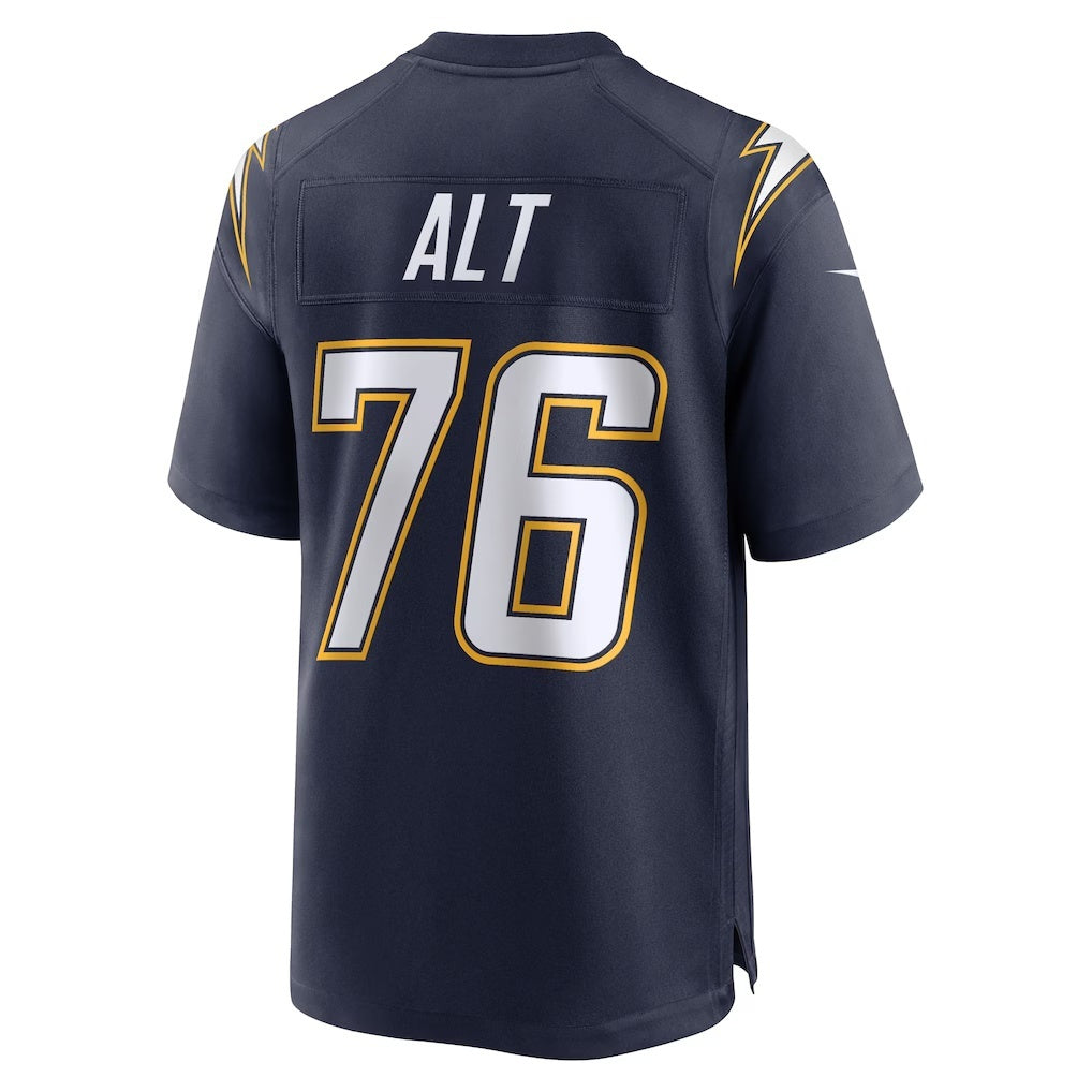 LA.Chargers #76 Joe Alt Navy Alternate Super Chargers Game Player Jersey