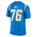 LA.Chargers #76 Joe Alt Powder Blue Legend Player Performance Top
