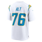 LA.Chargers #76 Joe Alt White Player Game Jersey