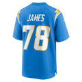 LA.Chargers #78 Andre James Powder Blue Team Game Football Jersey Marou