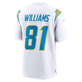 LA.Chargers #81 Mike Williams White Game Football Jersey Marou