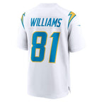 LA.Chargers #81 Mike Williams White Game Football Jersey Marou