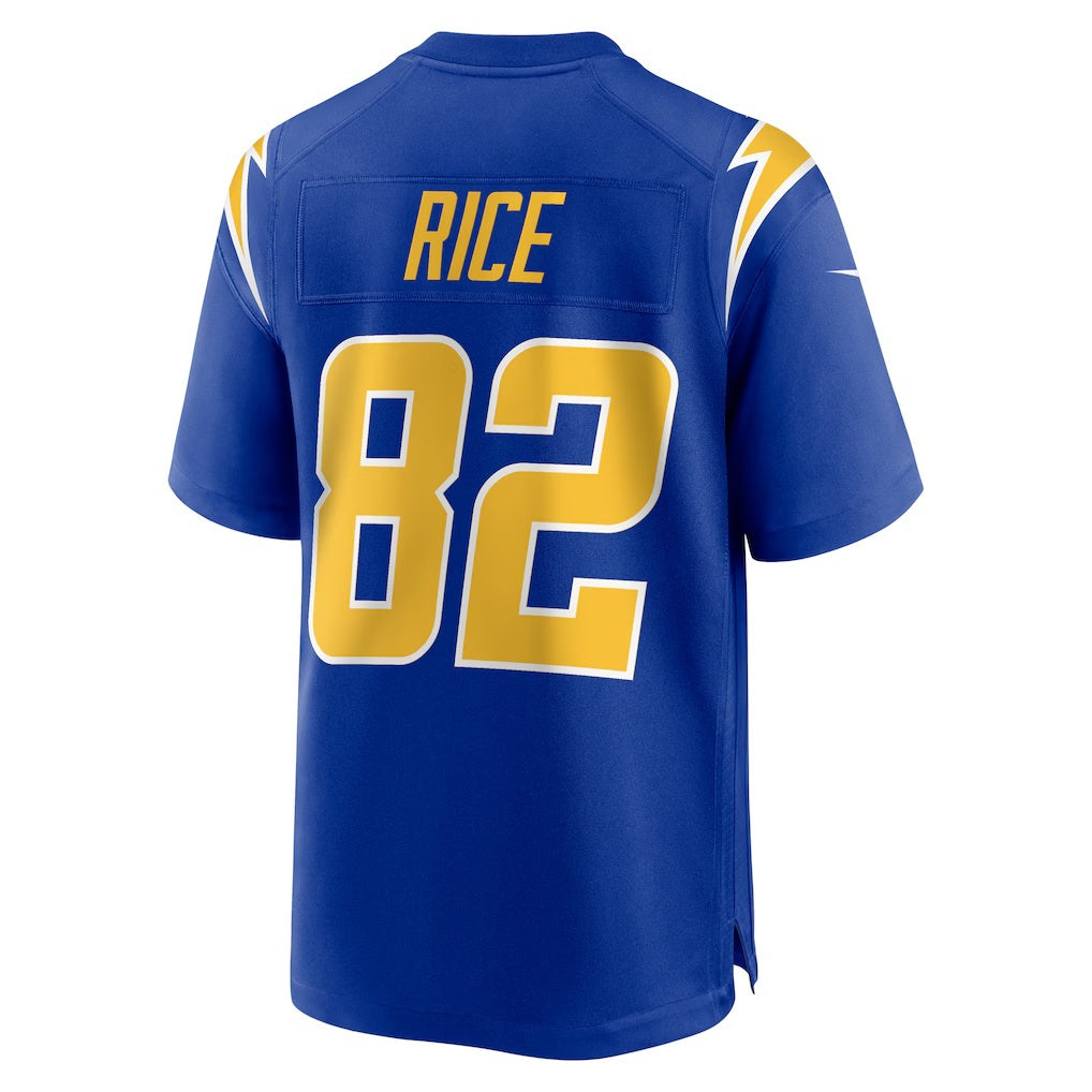 LA.Chargers #82 Brenden Rice Royal 2nd Alternate Game Player Football Jersey Marou