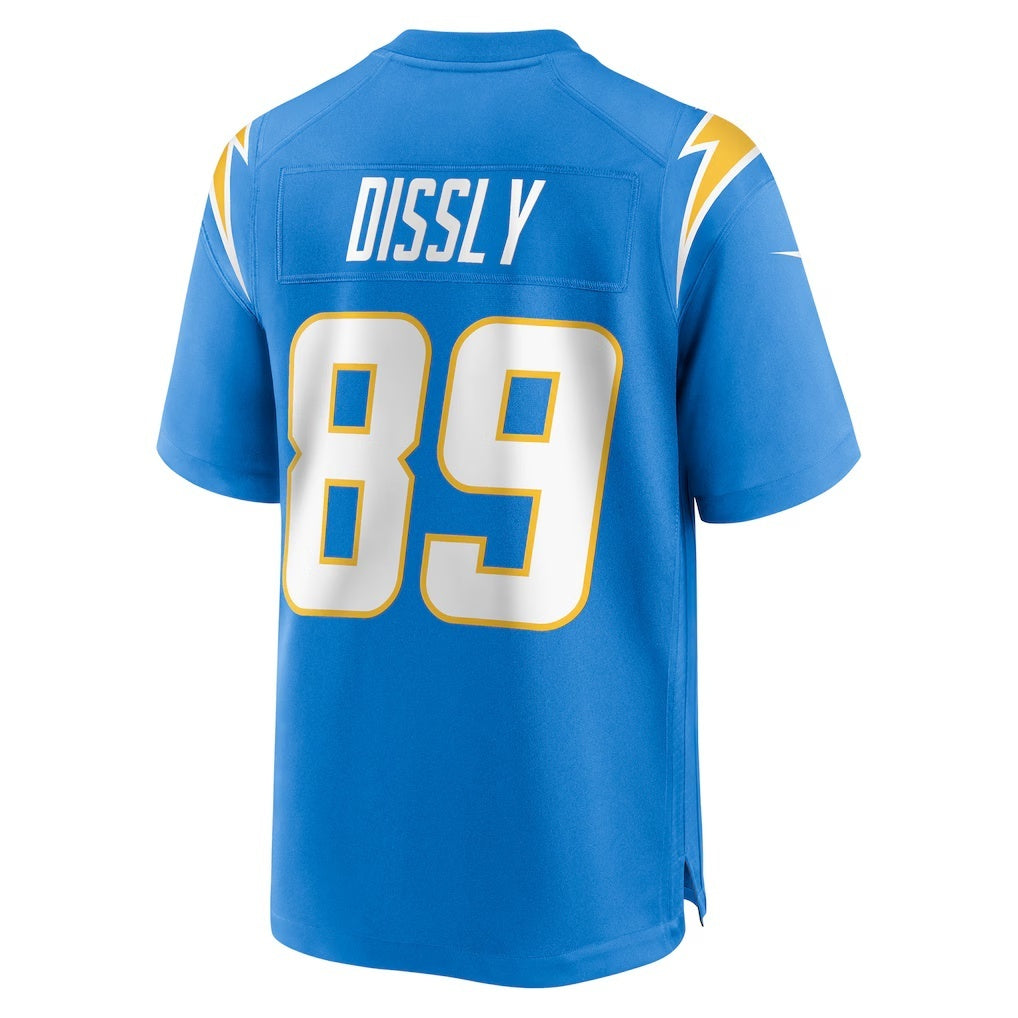 LA.Chargers #89 Will Dissly Powder Blue Team Game Football Jersey MAROU