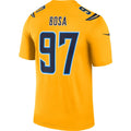LA.Chargers #97 Joey Bosa Gold Inverted Legend Football Jersey MAROU