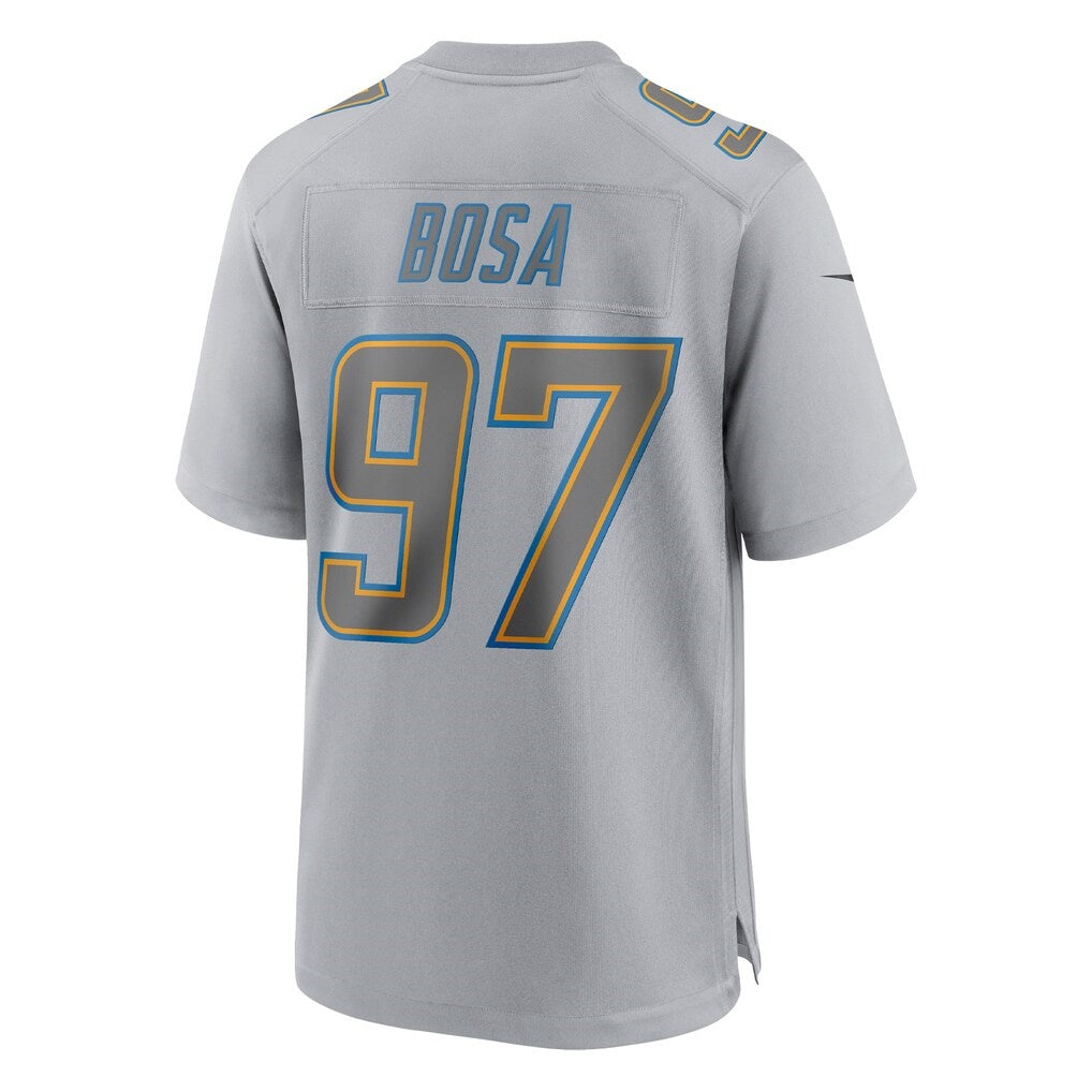 LA.Chargers #97 Joey Bosa Gray Atmosphere Fashion Game Football Jersey MAROU