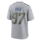 LA.Chargers #97 Joey Bosa Gray Atmosphere Fashion Game Football Jersey MAROU