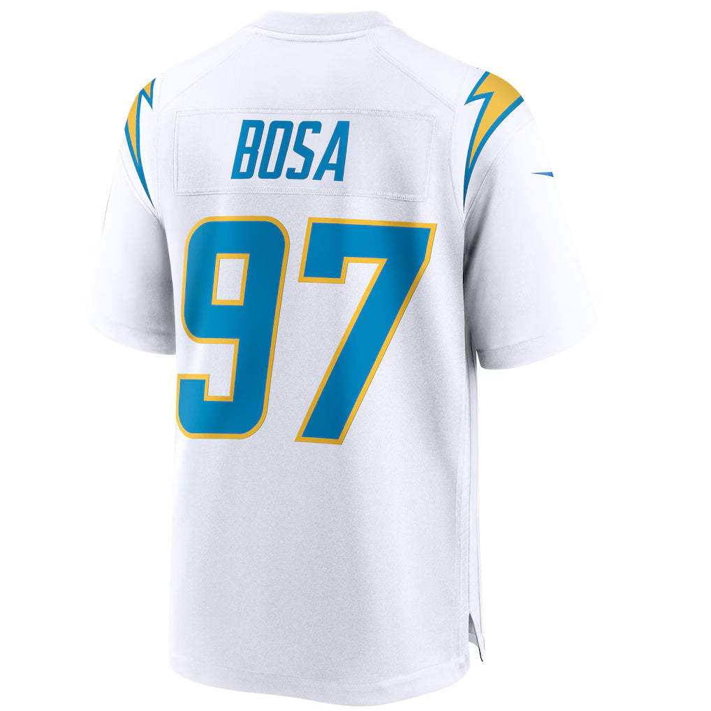 LA.Chargers #97 Joey Bosa White Game Football Jersey MAROU