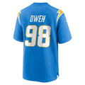 LA.Chargers #98 Odafe Oweh Powder Blue Team Game Football Jersey MAROU