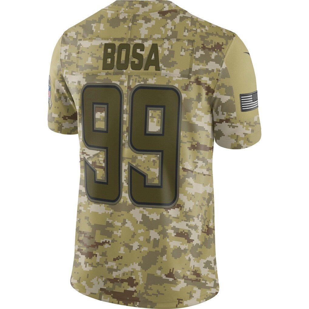 LA.Chargers #99 Joey Bosa Camo Salute to Service Limited Football Jersey MAROU
