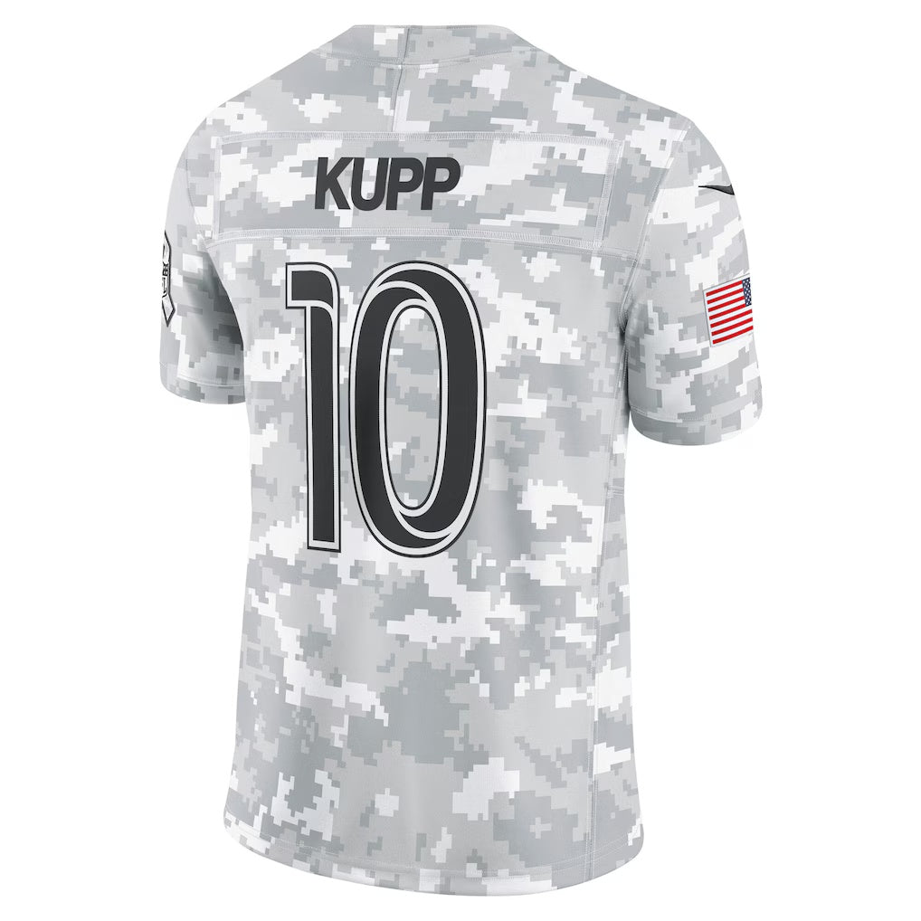 LA.Rams #10 Cooper Kupp 2024 Salute to Service Football Jersey Marou