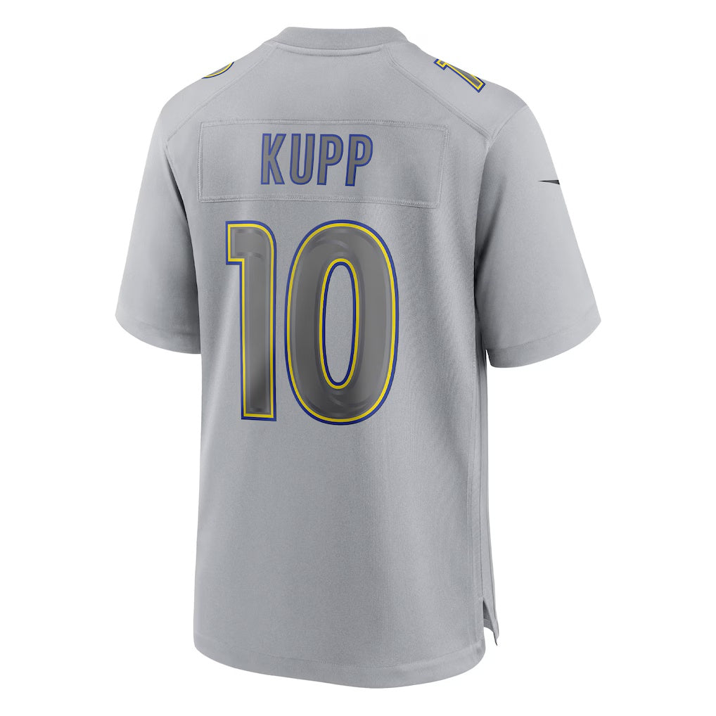LA.Rams #10 Cooper Kupp Gray Atmosphere Fashion Game Football Jersey Marou