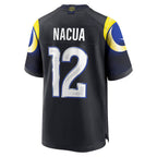 LA.Rams #12 Puka Nacua 2025 Rivalries Collection Game Jersey - Midnight Blue