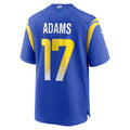 LA.Rams #17 Davante Adams Royal Game Player Football Jersey Marou