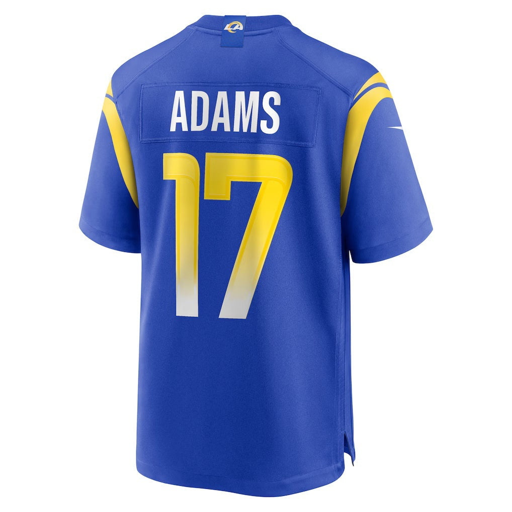 LA.Rams #17 Davante Adams Royal Game Player Football Jersey Marou