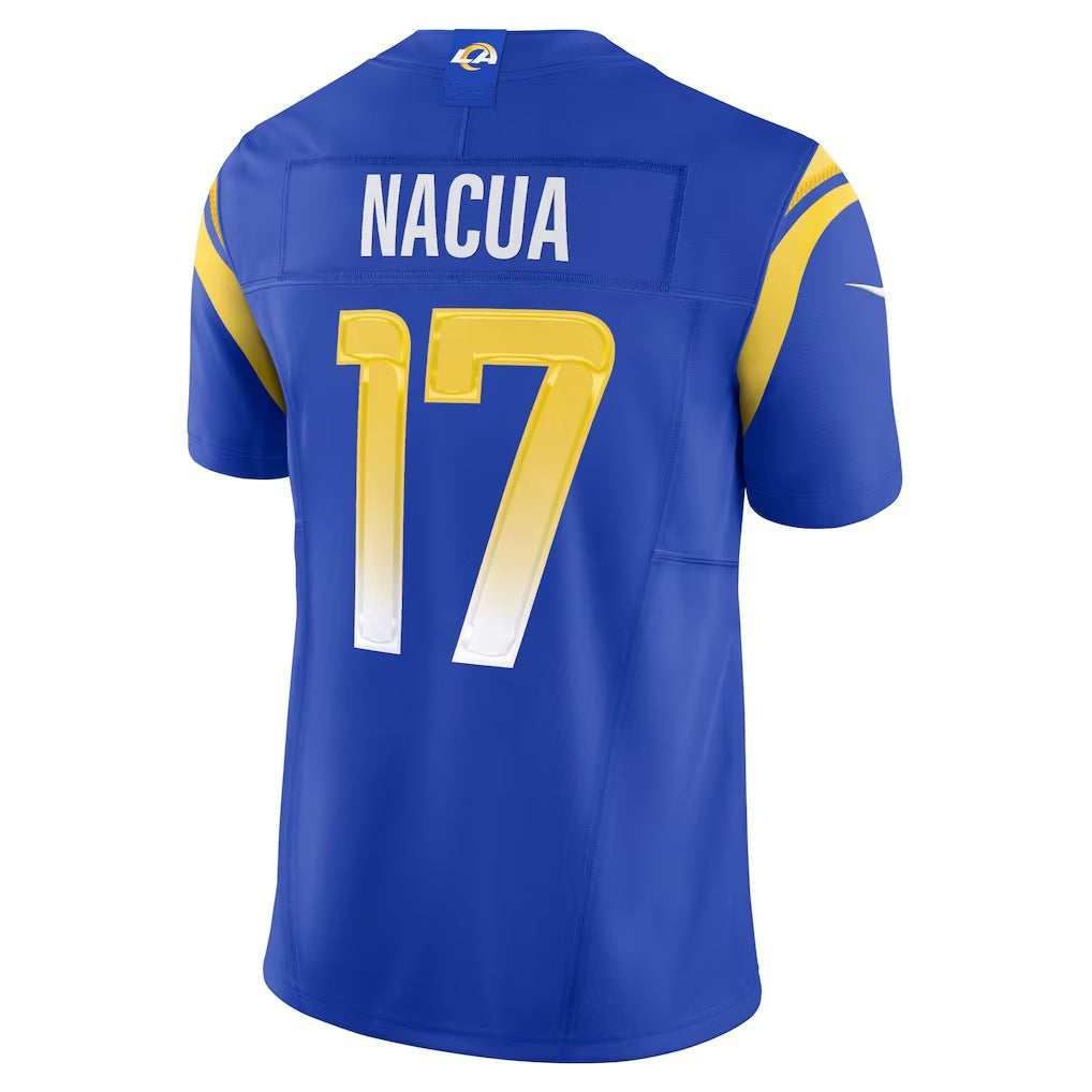 LA.Rams #17 Puka Nacua Royal Vapor F.U.S.E. Limited Football Jersey Marou
