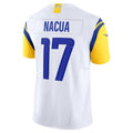 LA.Rams #17 Puka Nacua White Vapor F.U.S.E. Limited Football Jersey Marou