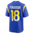 LA.Rams #18 Terrance Ferguson Royal Team Game Football Jersey Marou