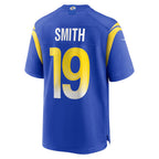 LA.Rams #19 Xavier Smith Royal Home Game Football Jersey Marou
