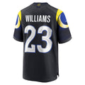 LA.Rams #23 Kyren Williams 2025 Rivalries Collection Game Jersey - Midnight Blue