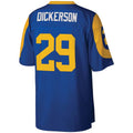 LA.Rams #29 Eric Dickerson Mitchell & Ness Royal Legacy Replica Football Jersey Marou