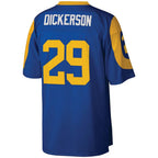 LA.Rams #29 Eric Dickerson Mitchell & Ness Royal Legacy Replica Football Jersey Marou