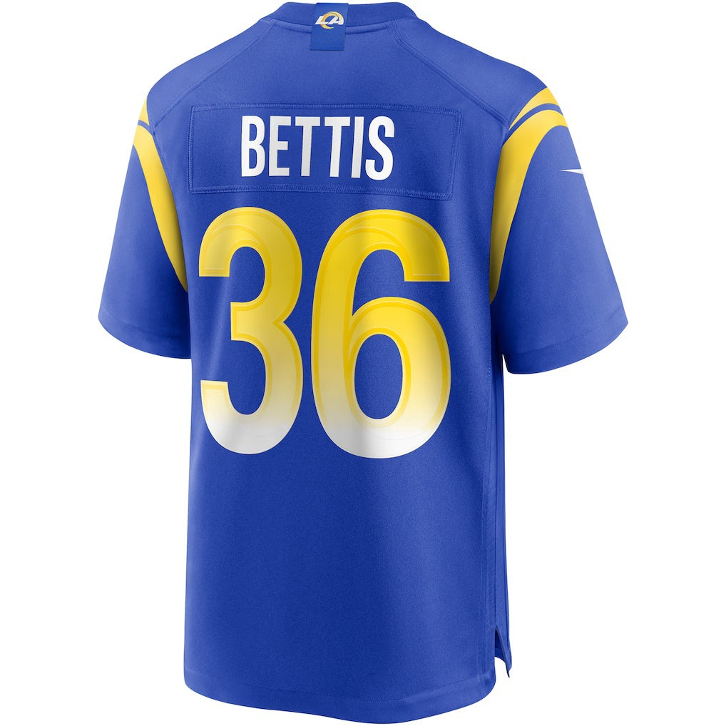 LA.Rams #36 Jerome Bettis Royal Game Retired Player Football Jersey Marou